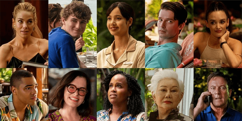 White Lotus Season 3 characters ranked: collage of top six cast members